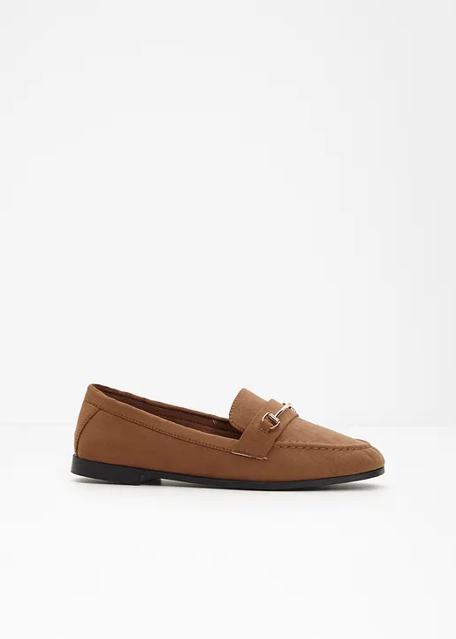 Komfort Loafer in braun - bonprix