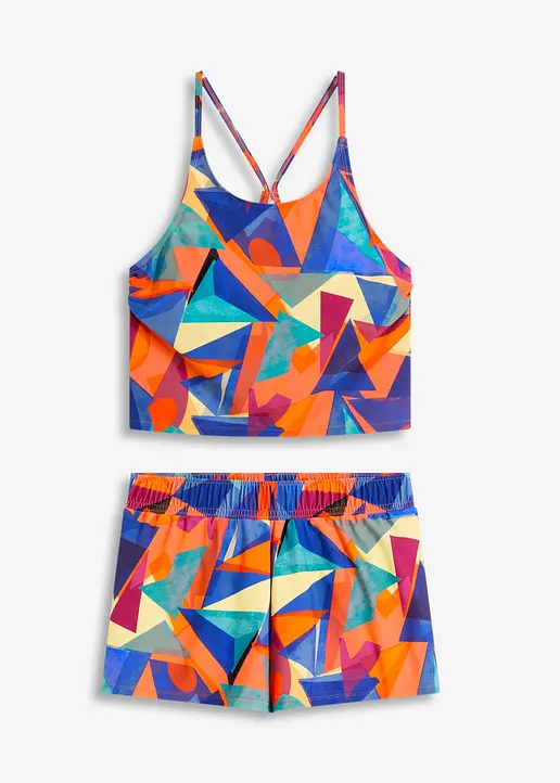 Tankini (2-tlg.Set) mit Shorts in bunt von vorne - bonprix