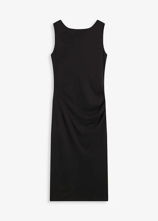 One-Shoulder-Kleid in schwarz von vorne - bonprix
