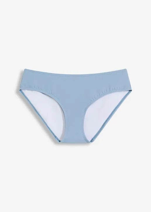 Bikinihose in lila von vorne - bonprix