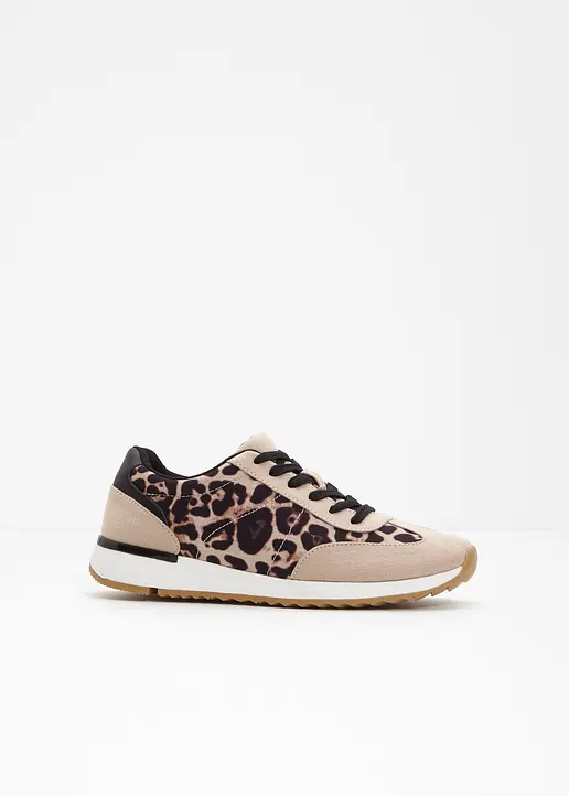 Sneaker in beige - bonprix