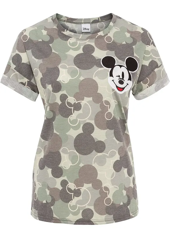 Shirt in grün von vorne - Disney