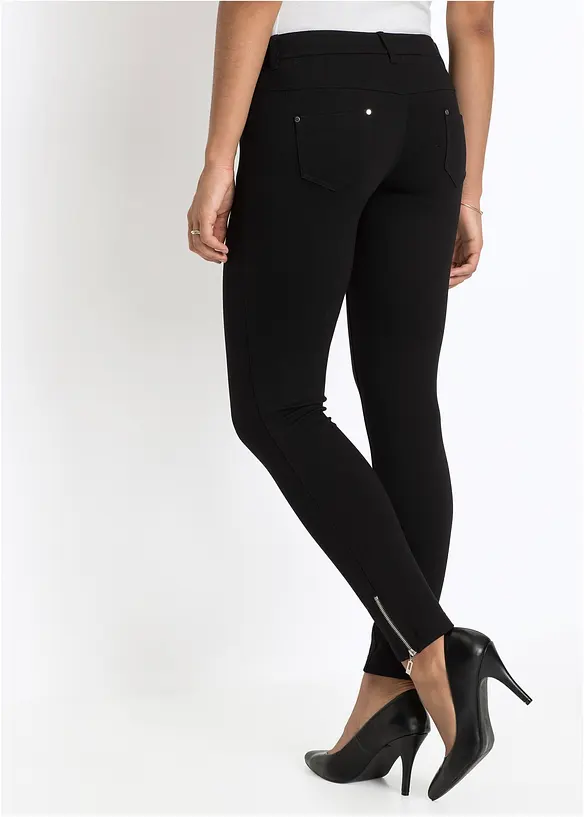 Treggings in schwarz von hinten - bonprix Treggings in schwarz von hinten - bonprix