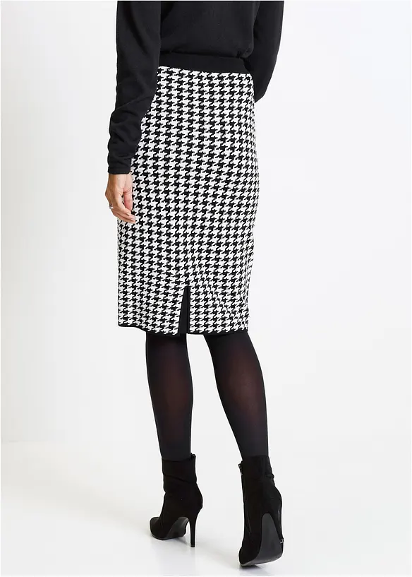 Strickrock in schwarz von hinten - bonprix Strickrock in schwarz von hinten - bonprix