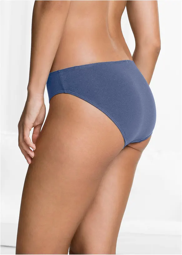 Slip (6er Pack) in beige von hinten - bonprix