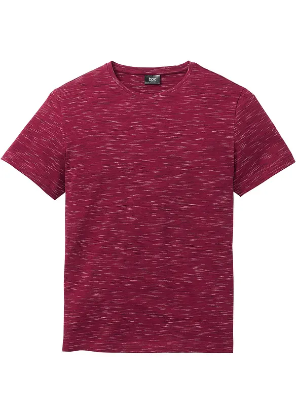 T-Shirt in Regular Fit in rot von vorne - bonprix
