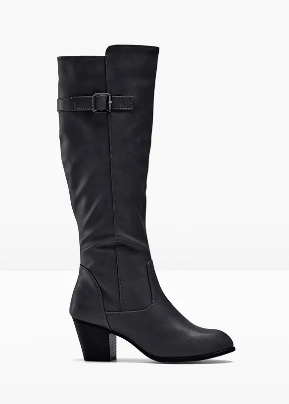 Stiefel in schwarz von vorne - bonprix