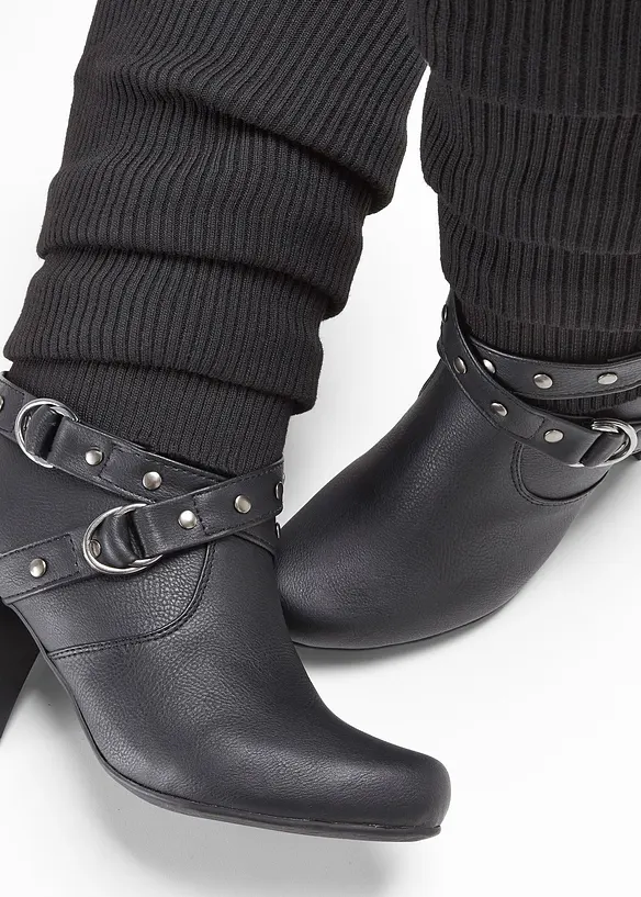 Stiefel in schwarz (Detailaufnahme) - bonprix
