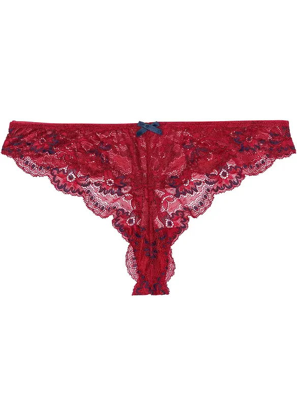 Entzückender String mit Spitze - rot - Damen | bonprix