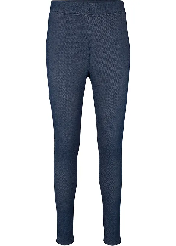 Thermo-Leggins in Jeansoptik in blau von vorne - bonprix Thermo-Leggins in Jeansoptik in blau von vorne - bonprix