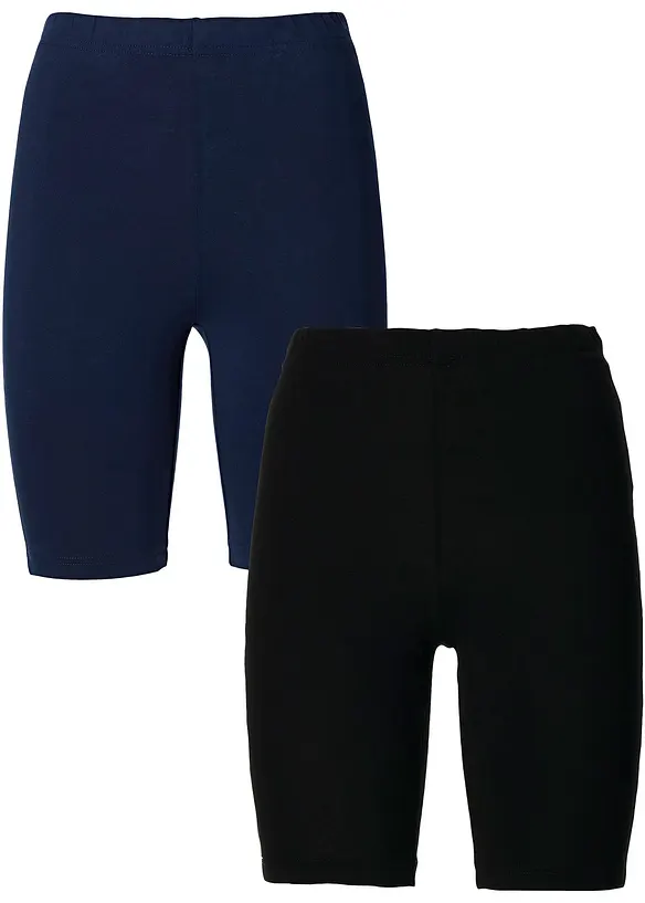 Radlerhose (2er-Pack) in blau - bonprix Radlerhose (2er-Pack) in blau - bonprix