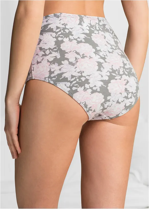 Highwaist Slip  (4er Pack) in lila von hinten - bonprix