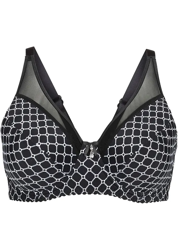 Minimizer-BH mit Mesh in schwarz von vorne - bonprix