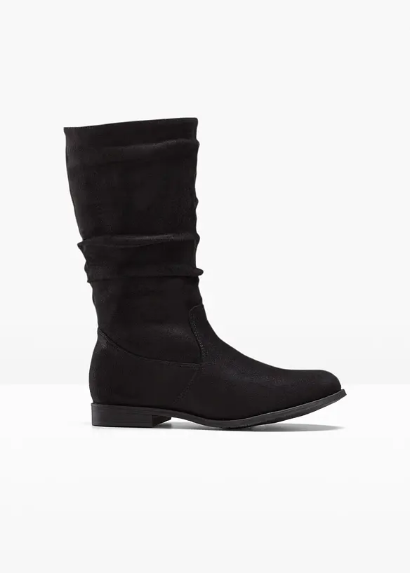 Stiefel in schwarz von vorne - bonprix
