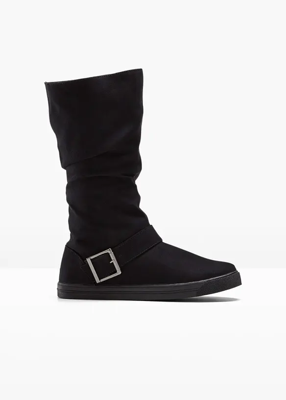 Winter Stiefel in schwarz von vorne - bonprix