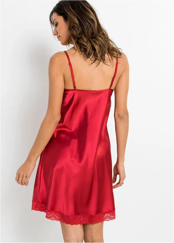 Negligé in rot von hinten (Totalaufnahme) - bonprix