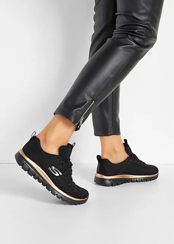 Skechers Komfort-Sneaker mit Memory Foam in schwarz - Skechers Skechers Komfort-Sneaker mit Memory Foam in schwarz - Skechers