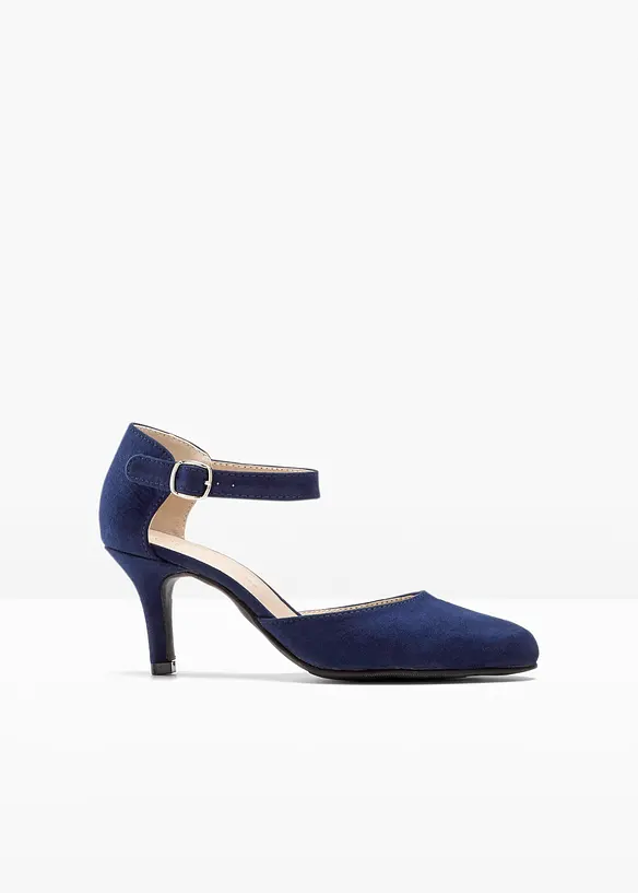 Spangenpumps in blau - bonprix