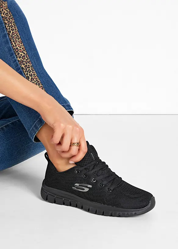 Skechers Komfort-Sneaker mit Memory Foam in schwarz - Skechers Skechers Komfort-Sneaker mit Memory Foam in schwarz - Skechers