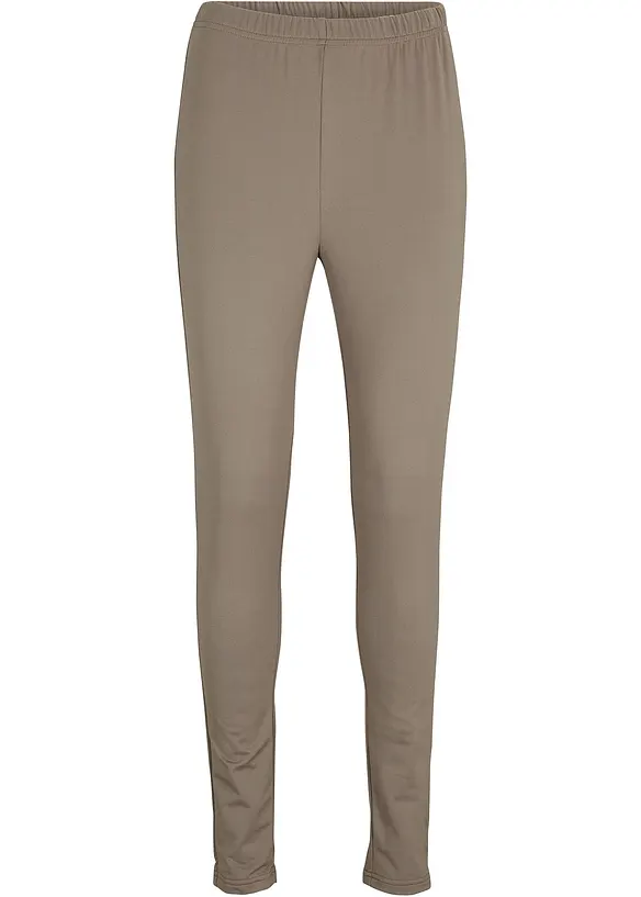 Thermo-Leggings in grün von vorne - bonprix