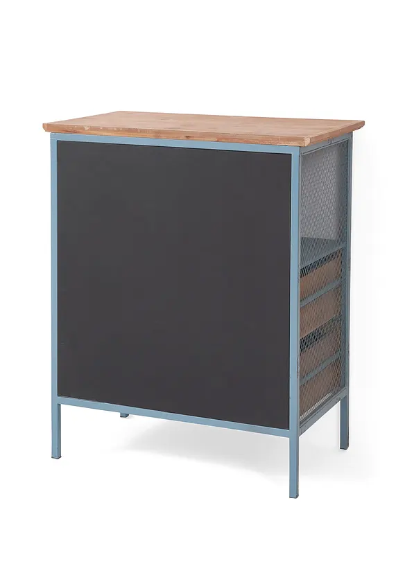 Kommode Spindoptik in blau von hinten - bonprix