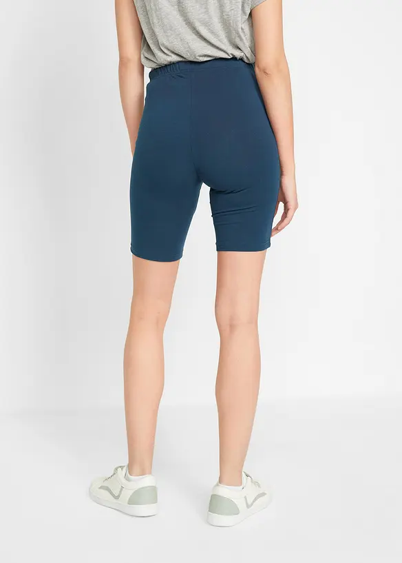 Radlerhose (2er-Pack) in blau von hinten - bonprix Radlerhose (2er-Pack) in blau von hinten - bonprix
