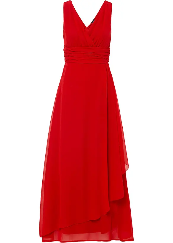 Maxikleid in rot von vorne - bonprix Maxikleid in rot von vorne - bonprix