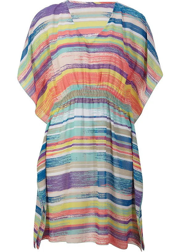 Strandtunika aus leichtem Chiffon in bunt von vorne - bonprix Strandtunika aus leichtem Chiffon in bunt von vorne - bonprix