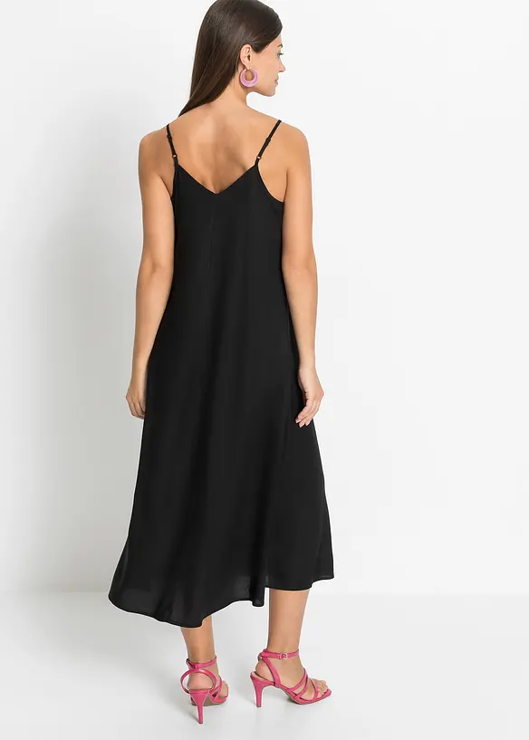 Kleid in schwarz von hinten (Totalaufnahme) - bonprix Kleid in schwarz von hinten (Totalaufnahme) - bonprix
