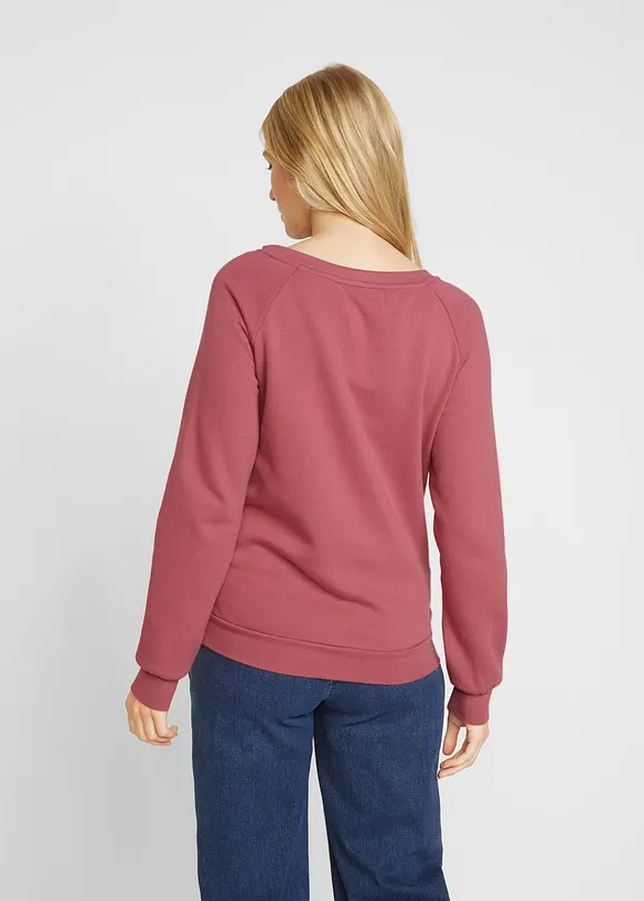 2-in-1 Umstands- und Still-Sweatshirt in lila von hinten (im Anschnitt) - bonprix 2-in-1 Umstands- und Still-Sweatshirt in lila von hinten (im Anschnitt) - bonprix
