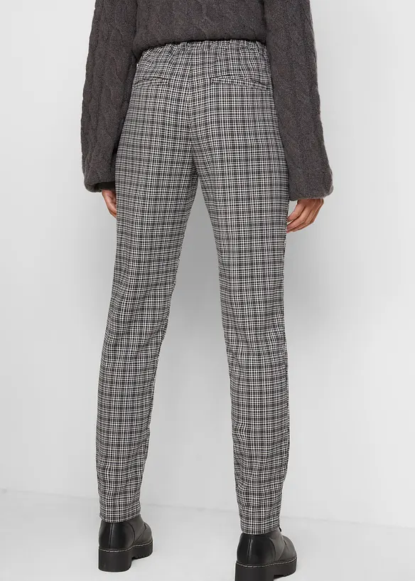 Schlupfhose mit Bequembund aus Viskose-Mix in schwarz von hinten - bonprix Schlupfhose mit Bequembund aus Viskose-Mix in schwarz von hinten - bonprix