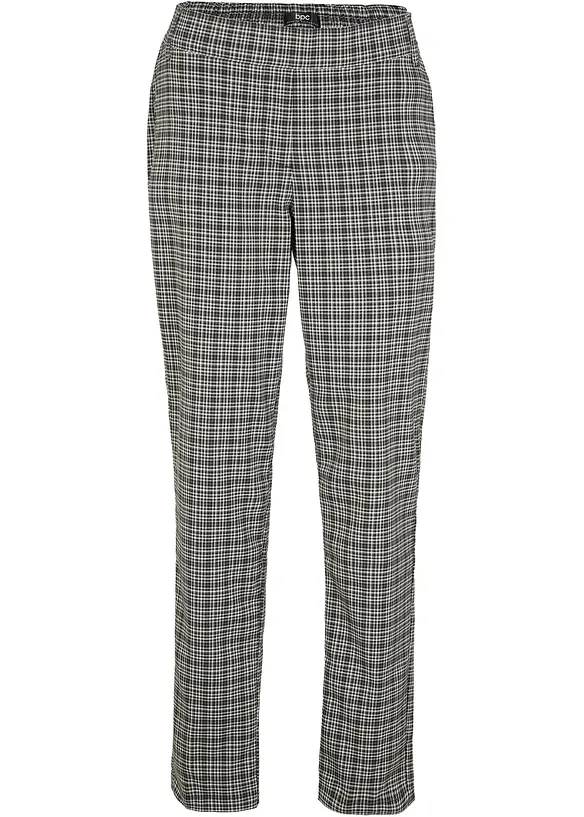 Schlupfhose mit Bequembund aus Viskose-Mix in schwarz von vorne - bonprix Schlupfhose mit Bequembund aus Viskose-Mix in schwarz von vorne - bonprix