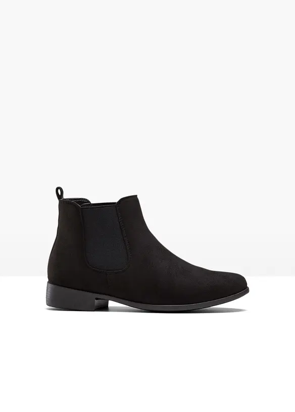 Chelsea-Boots in schwarz von vorne - bonprix Chelsea-Boots in schwarz von vorne - bonprix