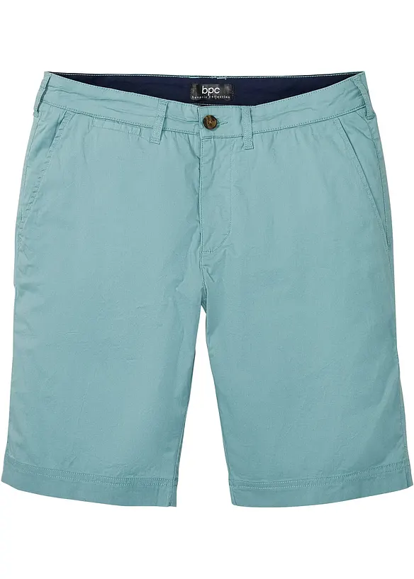 Chino-Bermuda, Regular Fit in blau von vorne - bonprix