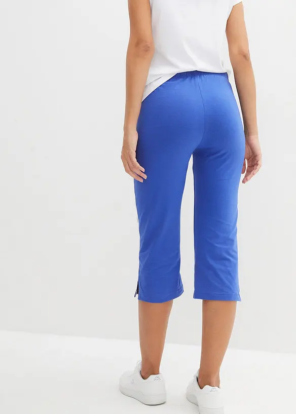 Capri-Hose aus Baumwolle mit Stretch (2er Pack) in blau von hinten - bonprix Capri-Hose aus Baumwolle mit Stretch (2er Pack) in blau von hinten - bonprix