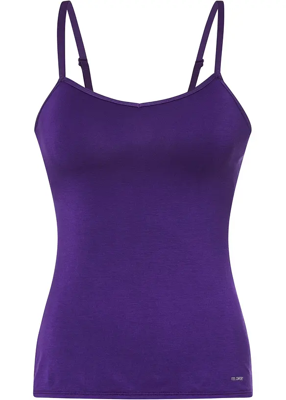 Weiches BHTop aus Modal mit integrierten Cups lila, Cup A