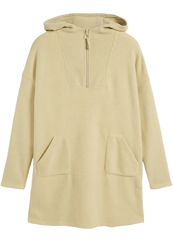 Wendbarer Damen Hoodie Mit Buchstaben-Druck - Weicher Fleece-Pullover Mit Kapuze