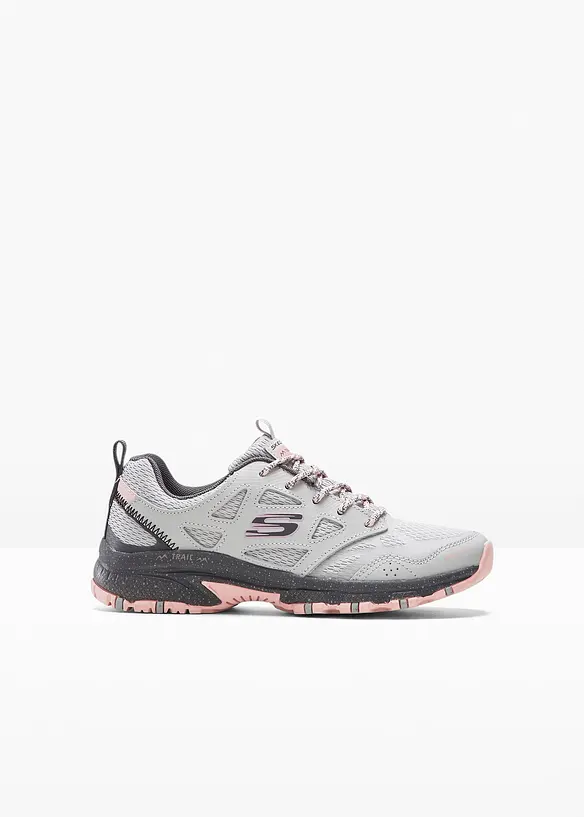 Wasserdichte Skechers Trekkingschuhe in grau von vorne - Skechers