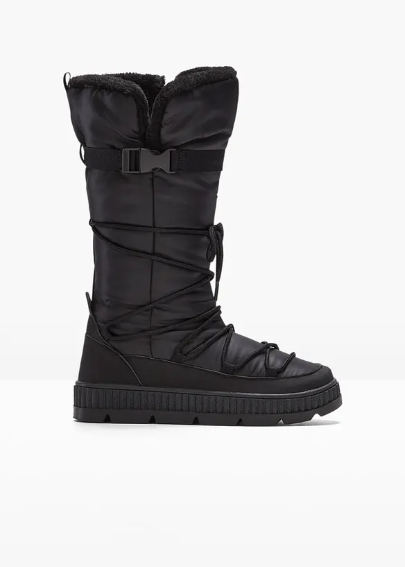 Trekking-Boots in schwarz von vorne - bonprix
