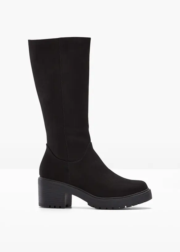 Stiefel in schwarz von vorne - bonprix