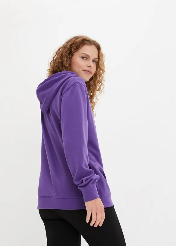 Hoodie in lila von hinten (im Anschnitt) - bonprix Hoodie in lila von hinten (im Anschnitt) - bonprix