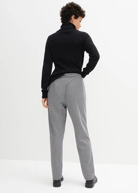Thermo-Schlupfhose mit Bequembund in weiß von hinten - bonprix Thermo-Schlupfhose mit Bequembund in weiß von hinten - bonprix