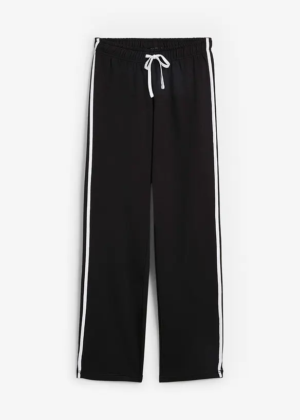 Sweathose aus reiner Baumwolle in schwarz von vorne - bonprix Sweathose aus reiner Baumwolle in schwarz von vorne - bonprix