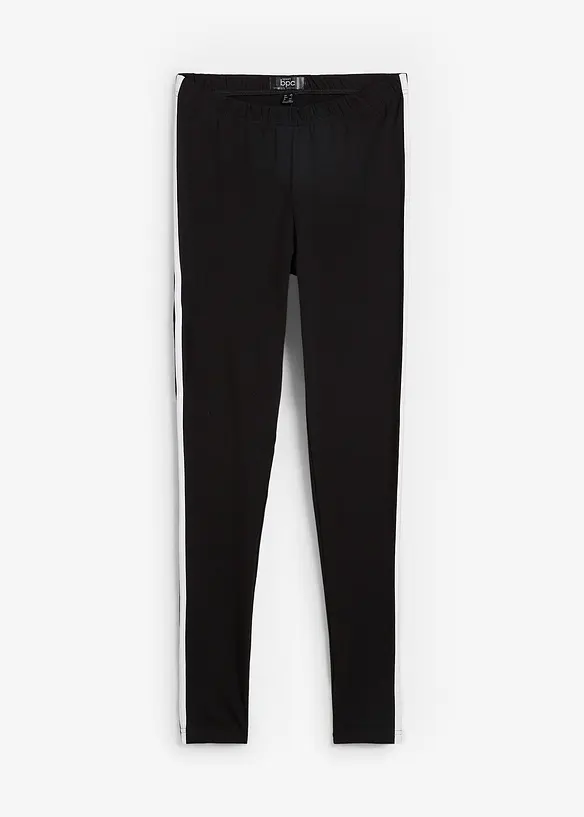 Knöchelfreie Sport-Leggings in schwarz von vorne - bonprix