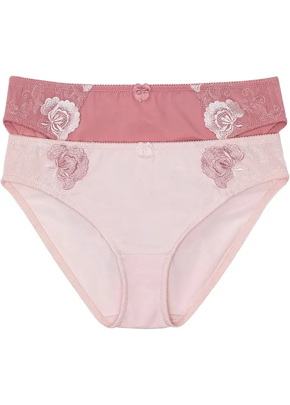 Slip (2er Pack) in rosa - bonprix