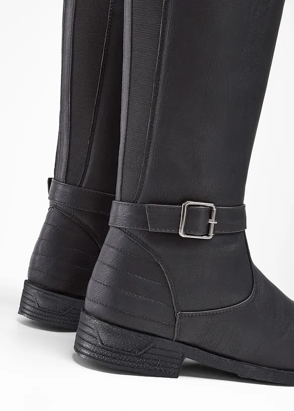 Stiefel in schwarz (Detailaufnahme) - bonprix
