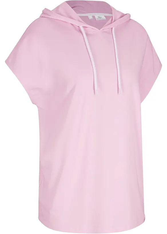 Oversize Hoodie in lila von vorne - bonprix