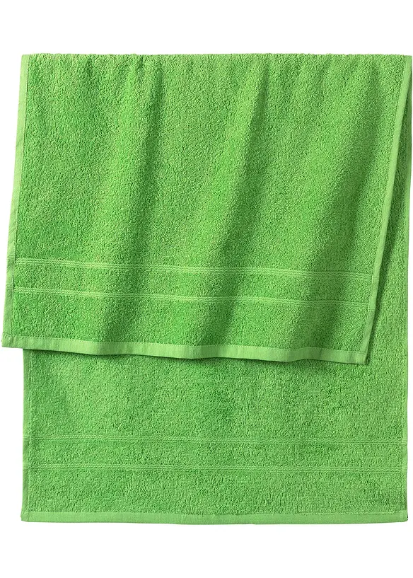 Handtuch in weicher Qualität in grün - bonprix