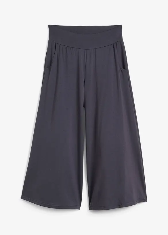 Loungewear Culotte in blau von vorne - bonprix