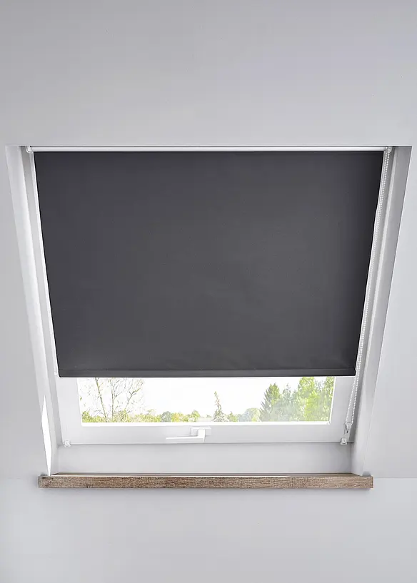 Dachfenster Verdunkelungsrollo in grau - bonprix